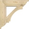 Ekena Millwork Imperial Traditional Rough Sawn Bracket w/ Offset Brace, Douglas Fir, 8"W x 28"D x 28"H BKT0806X28X28IMP01RDF - alternate 3